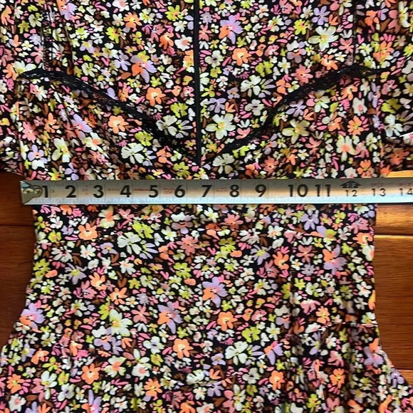 AFRM Women's Modesto Sweetheart Mini Dress Multi Color Size S NWOT - Picture 12 of 14